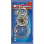 3PC METAL SINK STRAINER | DBT-013855