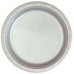 SILVER PLASTIC PLATE 7" HK | 81870
