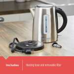 BLACK & DECKER CORDLESS KETTLE 1.7L S/S | BDKE2000SD - Image 5