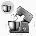 COMFEE 2.6 QT 7 SPEED 7 IN 1 MULTI FUCTION STAND MIXER | BM2095/SS - Image 6