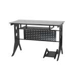 XTECH COMPUTER DESK BLACK W/TEMPERED GLASS TOP | CT-1211 - Image 2