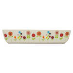 RECTANGULAR BAKEWARE WITH FLOWERDECAL | DBT-502427 - Image 2