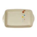 RECTANGULAR BAKEWARE WITH FLOWERDECAL | DBT-502427 - Image 3