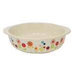 ROUND BAKEWARE WITH FLOWER DECAL | DBT-502441