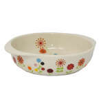 ROUND BAKEWARE WITH FLOWER DECAL | DBT-502441 - Image 4
