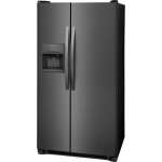 FRIGIDAIRE 22 CU.FT SIDE BY SIDE REFRIGERATOR BLACK STAINLESS STEEL | FFSS2315TD - Image 3