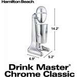 HAMILTON BEACH 28 oz CHROME DRINK MIXER | HB-730C - Image 2