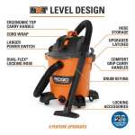 RIDGID 12 GALLON 5.0 HP NXT WET DRY VACUUM | HD1200 - Image 5