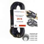 MAGNETICS 25FT OUTDOOR EXTENSION CORD 14AWG BLACK | MAG591