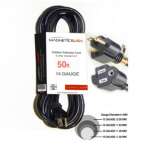 MAGNETICS 50FT OUTDOOR EXTENSION 14AWG BLACK | MAG592
