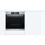 BOSCH SERIE 8 STEAM STAINLESS STEEL BUILT-IN BAKE OVEN | HSG636BS1 - Image 2
