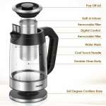 COMFEE 1.7 L 1500W ELECTRIC GLASS WATER KETTLE | MK-17G01B-E5 - Image 5