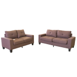 KYLIE SOFA SET 52730/31 SL CHOCO 3+2 SEAT | PRT-B1516