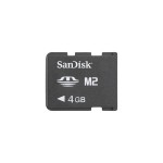 SANDISK 4GB MEMORY M2 CARD | SDMSM2-004G-E11M