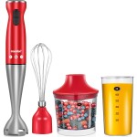 COMFEE 4 IN 1 ELECTRIC IMMERSION BLENDER SET WITH FOOD CHOPPER | SM0794R