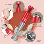 COMFEE 4 IN 1 ELECTRIC IMMERSION BLENDER SET WITH FOOD CHOPPER | SM0794R - Image 4