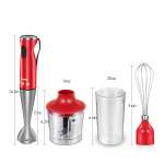 COMFEE 4 IN 1 ELECTRIC IMMERSION BLENDER SET WITH FOOD CHOPPER | SM0794R - Image 5
