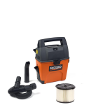 RIDGID 3 GAL 3.5HP PORTABLE VACUUM W/CAR NOZZLE | WD3050A