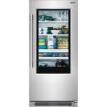 FRIGIDAIRE 19CUFT GLASS DOOR REFRIGERATOR | FPGU19F8TF