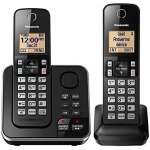 PANASONIC 2 HANDSETS CORDLESS W/ANSWERING/SPEAKER | KX-TGC362B