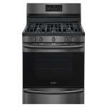 FRIGIDAIRE 30" FREESTANDING GASRANGE BLACK STEEL | LGGF3046TD