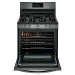 FRIGIDAIRE 30" FREESTANDING GASRANGE BLACK STEEL | LGGF3046TD - Image 2