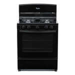 WHIRLPOOL 30" BLACK GASRANGE | LWF7230B