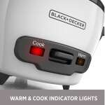 BLACK & DECKER RICE COOKER 1.5 CUP WHITE | RC503 - Image 2