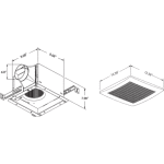 DELTA BREEZ BATH VENTILATION SYSTEM FAN | VFB080D4H1 - Image 2
