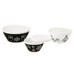 PYREX 6 PIECE MIXING BOWL SET BIRDS OF A FEATHER | 1119314