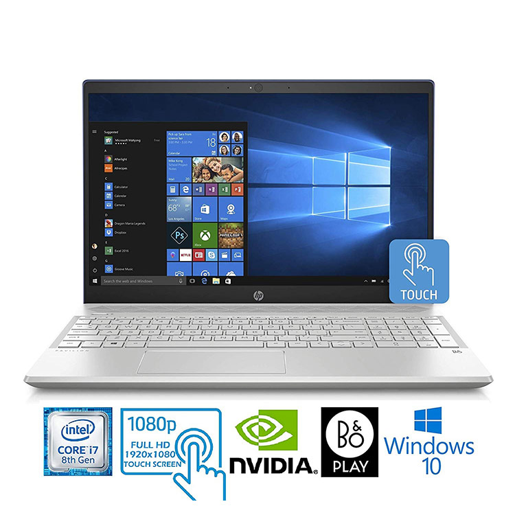 15-CS0042CL HP 15.6" INTEL CORE I7-8550U 16GB 1TB TOUCHSCREEN 4GB NVIDIA GEFORCE MX150 | 15-CS0042CL - Image 1