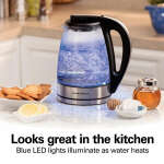 HAMILTON BEACH 2QTS GLASS TEA KETTLE | 40865 - Image 6