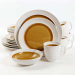 GIBSON AQUA OASIS 16PC DINNERWARE SET | 88814.16