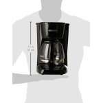 BLACK & DECKER 12 CUP PROGRAMMABLE GLASS W/ CARAFE COFFEE MAKER | BCM141OB - Image 2