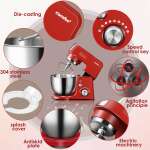 COMFEE STAND MIXER RED | BM2095/R - Image 2