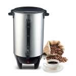 ELITE CUISINE STAINLESS STEEL 30 CUP COFFEE URN | CCM-30