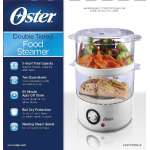 OSTER 5 QT FOOD STEAMER | CKSTSTMD5-W - Image 4
