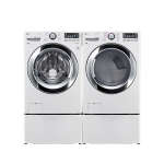 LG 7.4 CU.FT FRONT LOAD ELECTRIC STEAM DRYER | DLEX3370W - Image 2