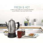 MAXI MATIC 12 CUP PERCOLATOR STAINLESS STEEL | EC-120 - Image 4