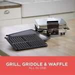 BLACK & DECKER 3 IN 1 ELECTRIC WAFFEL MAKER & GRILL | G49TD - Image 4