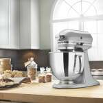 KITCHENAID ARTISAN SERIES 5 QT STAND MIXER METALLIC CHROME | KSM150PSMC - Image 4