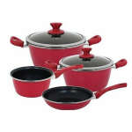 MAGEFESA COOKWARE SET 7PC RED | MAG01BVFITR007
