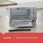 BLACK & DECKER 4 SLICE TOASTER OVEN | TO1705SG-LA - Image 4
