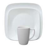 CORELLE DINNERWARE SET 16PC SQUARE | 1069958 - Image 2