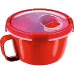CURVER 0.9L MICROWAVE SOUP OR NOODLES BOWL RED | 3253920933003