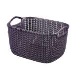 CURVER 8L KNIT BASKET RECTANGULAR TWILIGHT PURPLE | 3253923702033