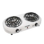 PROCTOR SILEX 1000 WATT & 600 WATT DOUBLE ELECTRIC BURNER | 34202