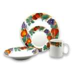 GIBSON FRUIT WREATH 16PC DINNERWARE SET | 84083.16