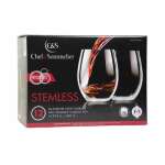 THE CHEF & SOMMELIER STEMLESS WINE GLASS SET 12PC | 856250 - Image 3