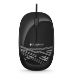 LOGITECH BLACK CORDED MOUSE | M105BLK